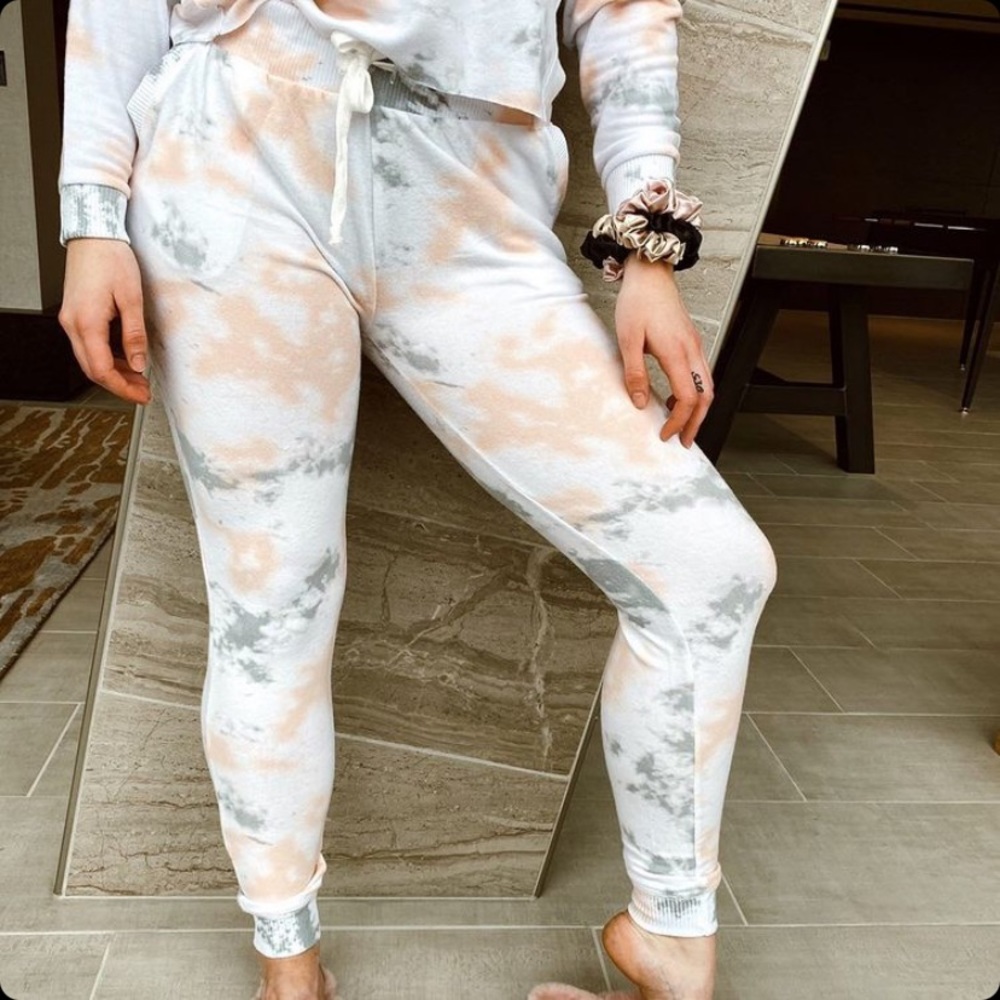 Vintage Havana tie-dye fleece joggers